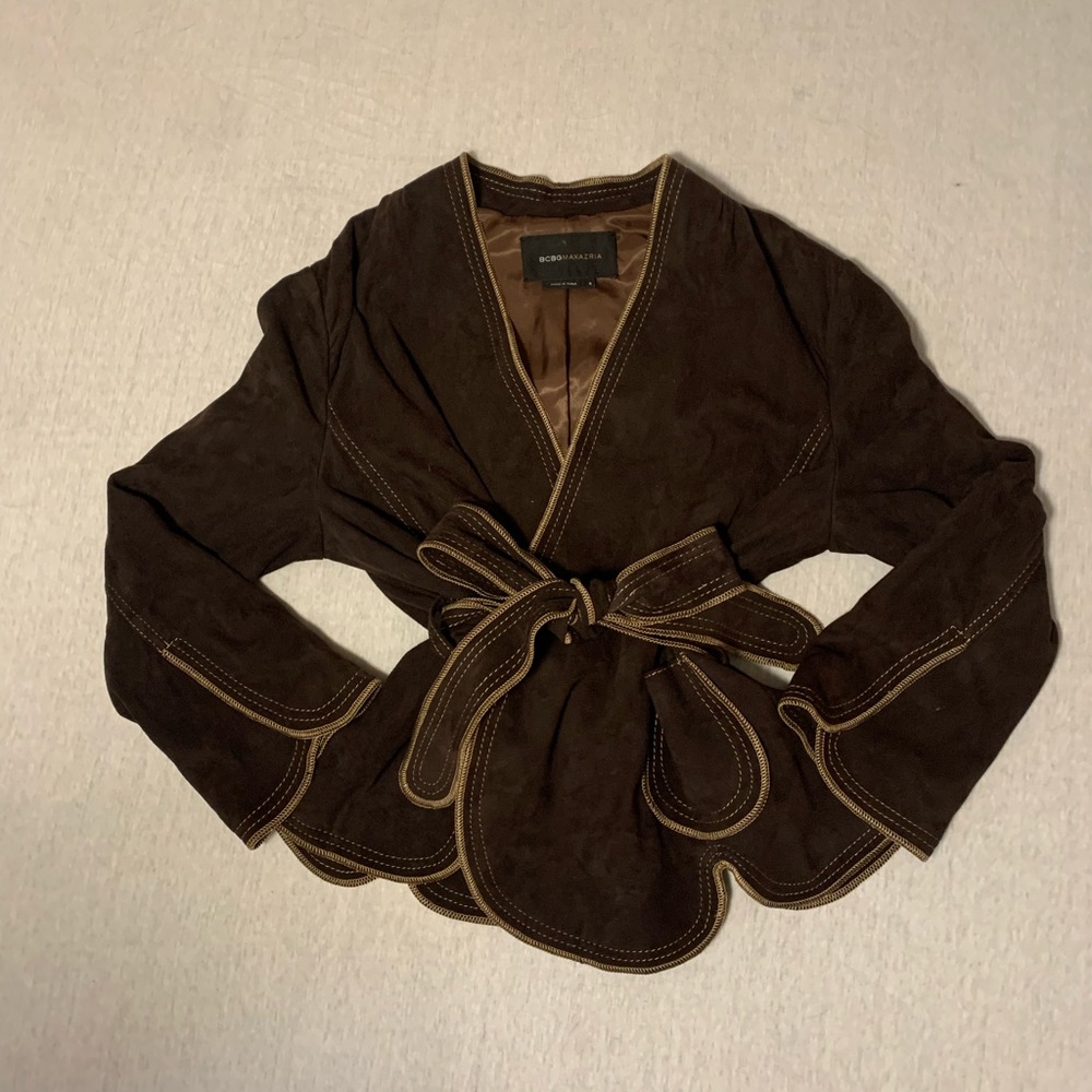 Women’s size Small brown tie jacket
